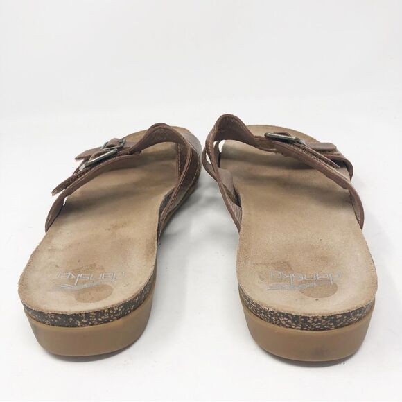 DANSKO | Tan Rosie Strappy Sandals Slip On Velcro Closure Women’s Size 41 (11) - Picture 5 of 11